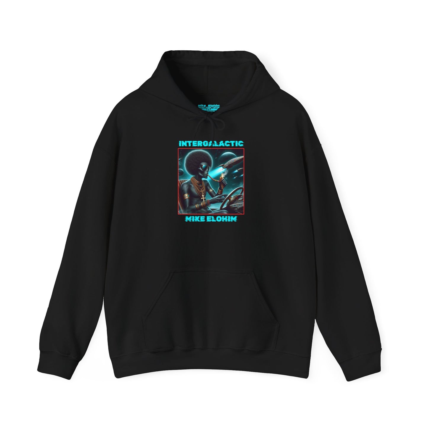 INTERGALACTIC RIDER (Black) Heavy Blend™ Hoody