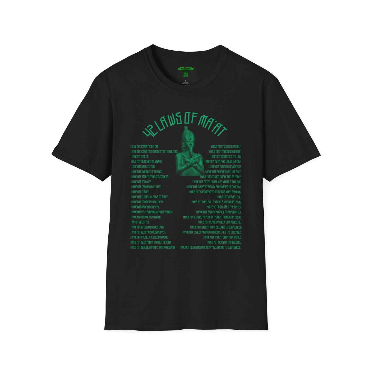 42 Laws of Maat (Black & Jade)