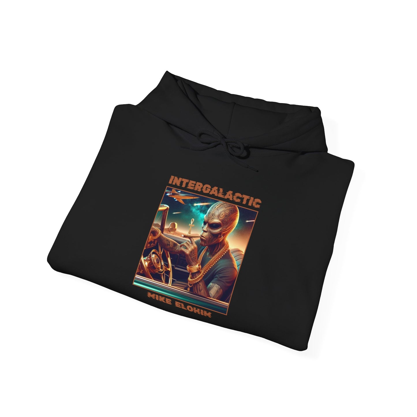 INTERGALACTIC (Black) Heavy Blend™ Hoody
