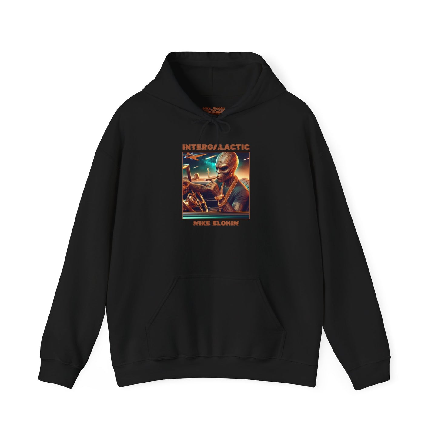 INTERGALACTIC (Black) Heavy Blend™ Hoody