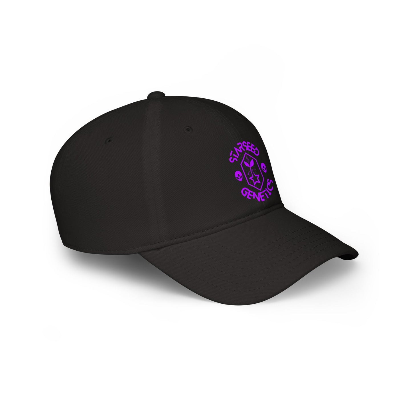 Starseed Genetics GALACTIC PURPLE Dad Cap Black