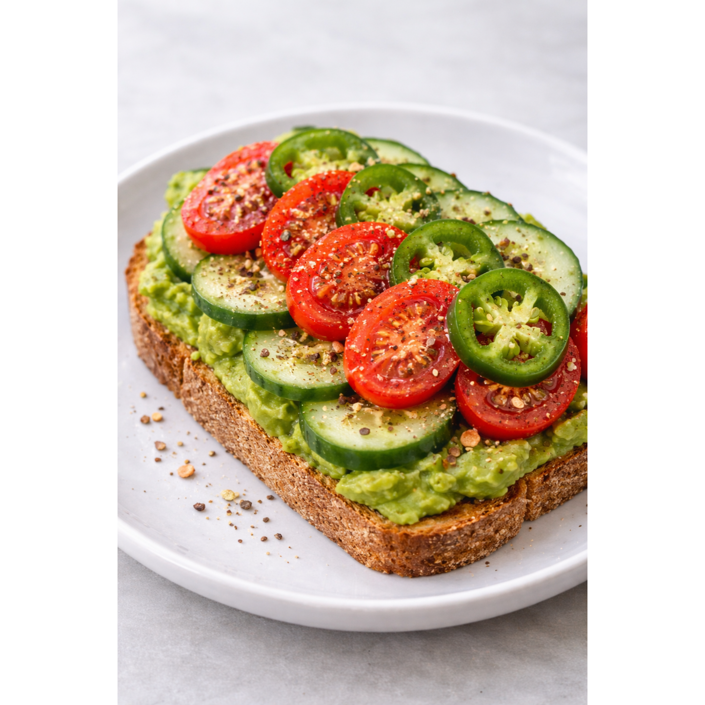 Garden on My "Fully Loaded" Toast