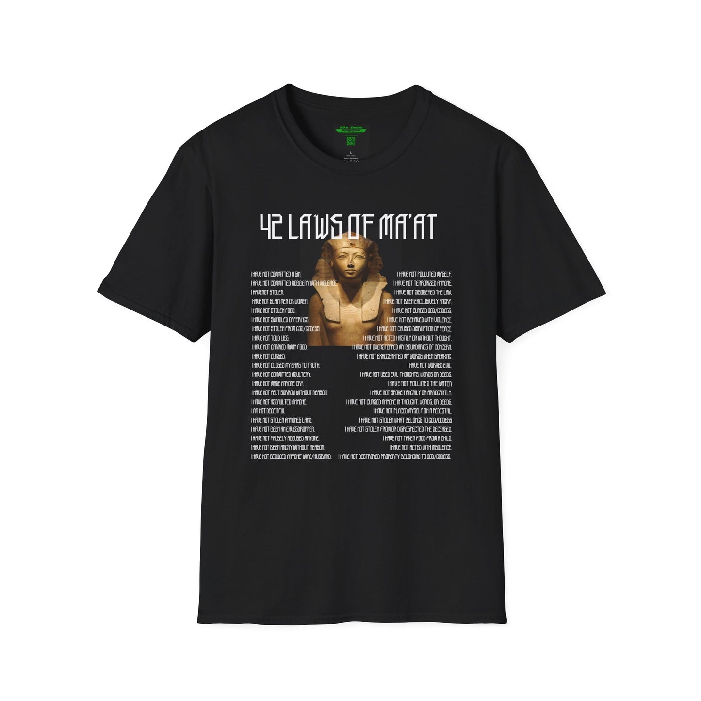 42 Laws of Maat (Black)