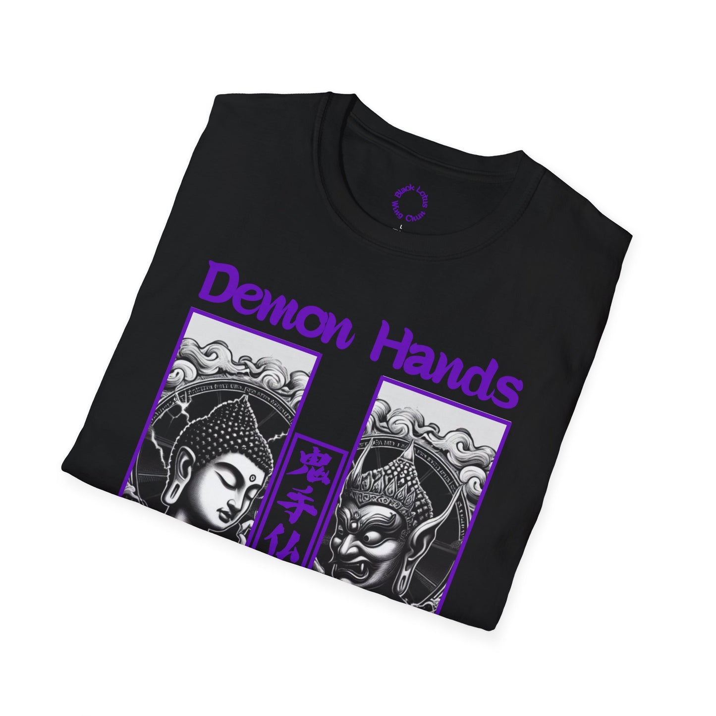 Demon Hands, Buddha Heart (Black & Purple)