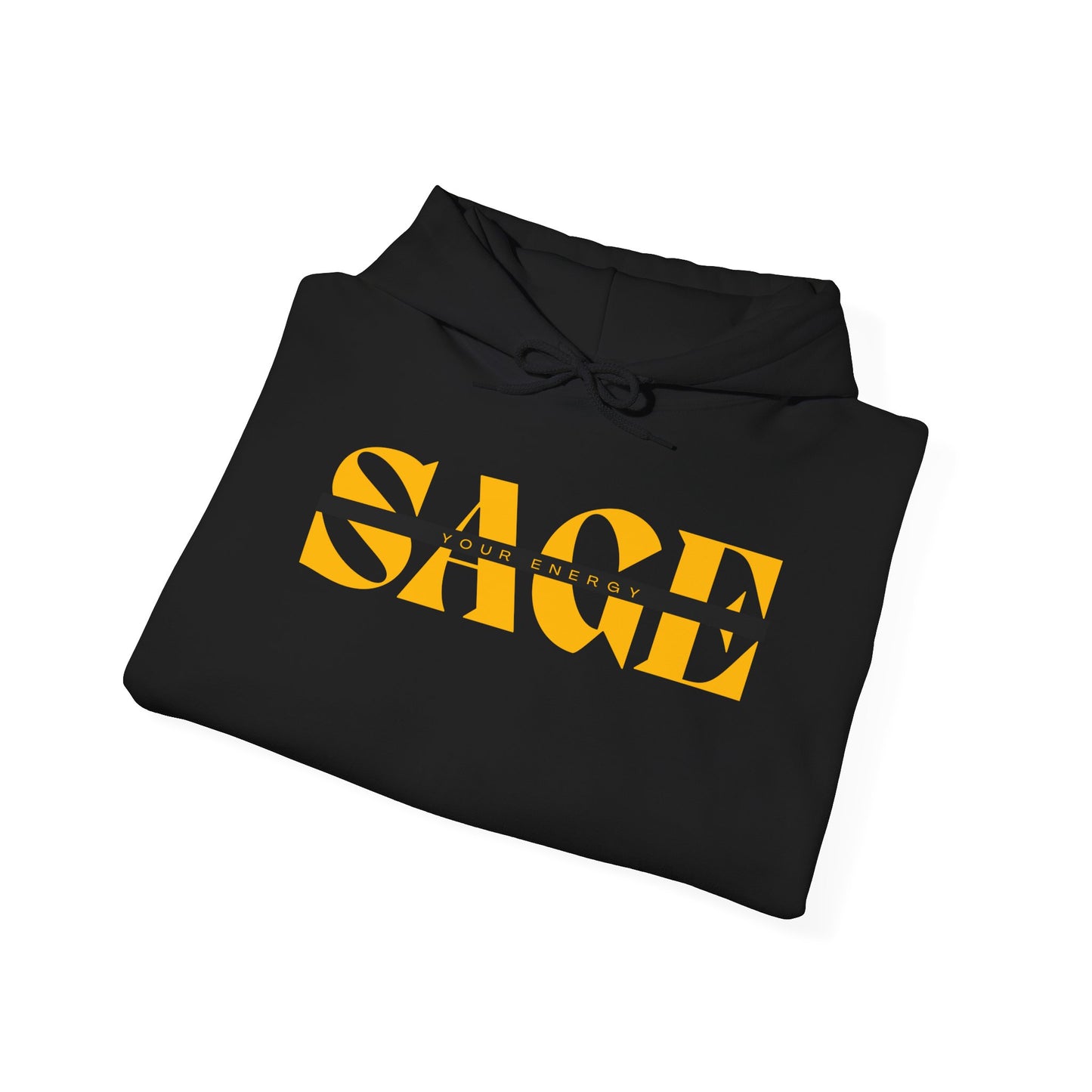 SAGE Your Energy Yellow (Black) Heavy Blend™ Hoodie