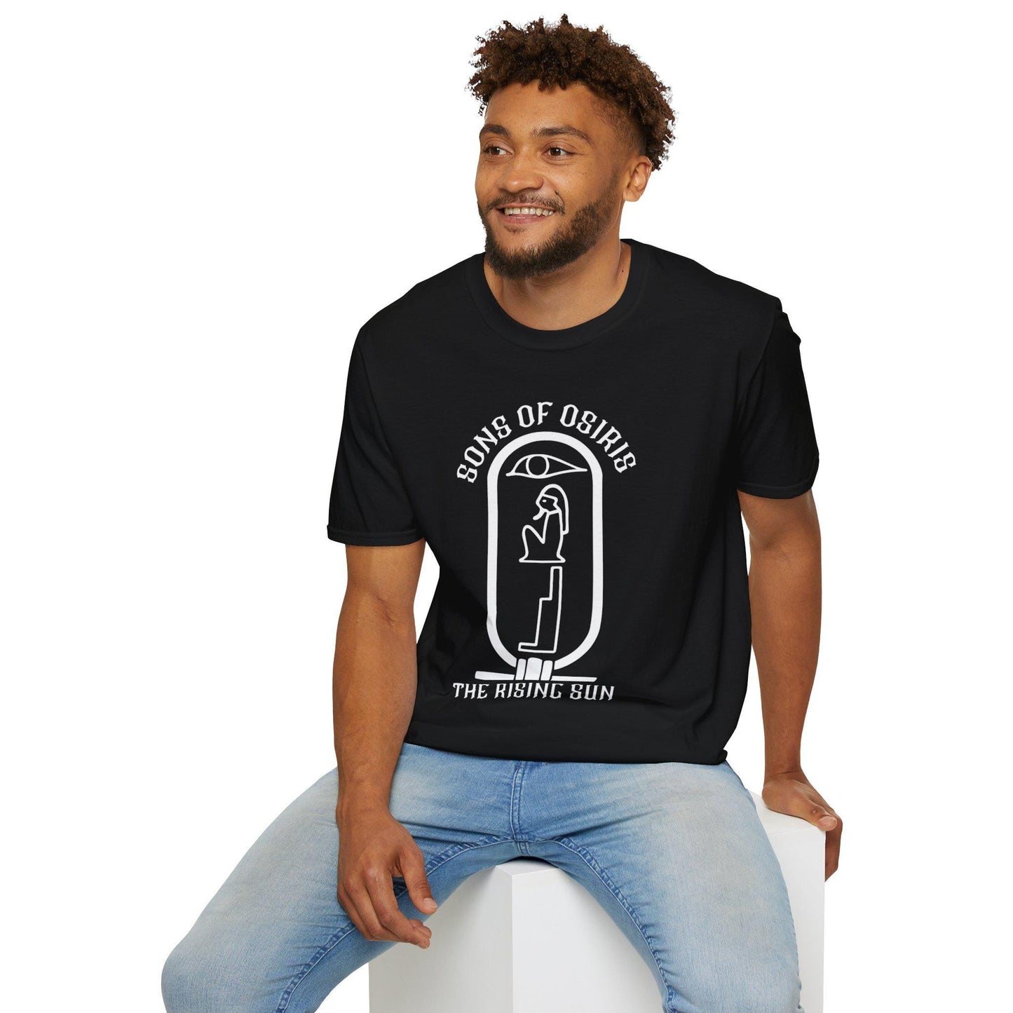 Sons Of Osiris white graphic (Black) gildan soft style Tee shirt