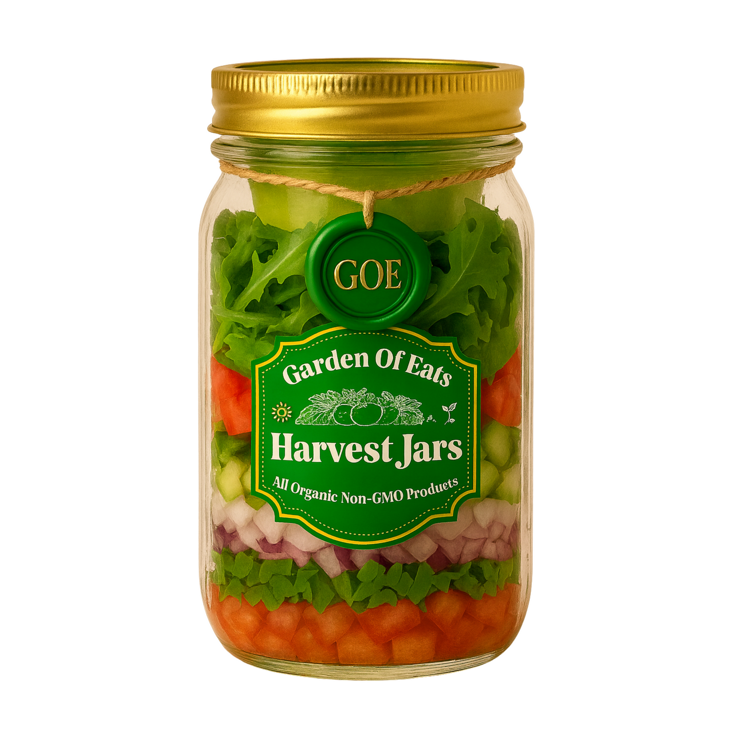 Spring Salad Harvest Jars 32oz.