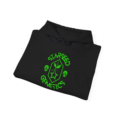 STARSEED GENETICS (Green Beam) Black Hoodie