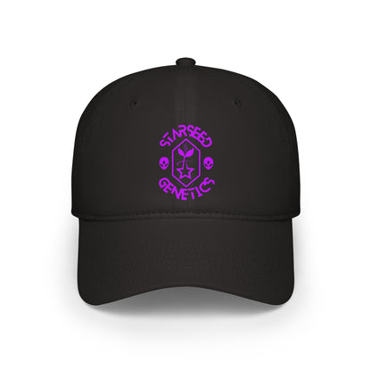 Starseed Genetics GALACTIC PURPLE Dad Cap Black