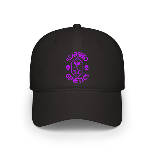 Starseed Genetics GALACTIC PURPLE Dad Cap Black