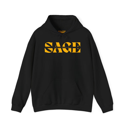 SAGE Your Energy Yellow (Black) Heavy Blend™ Hoodie