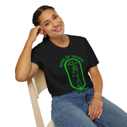 Sons Of Osiris Green Beam (Black) gildan soft style Tee shirt