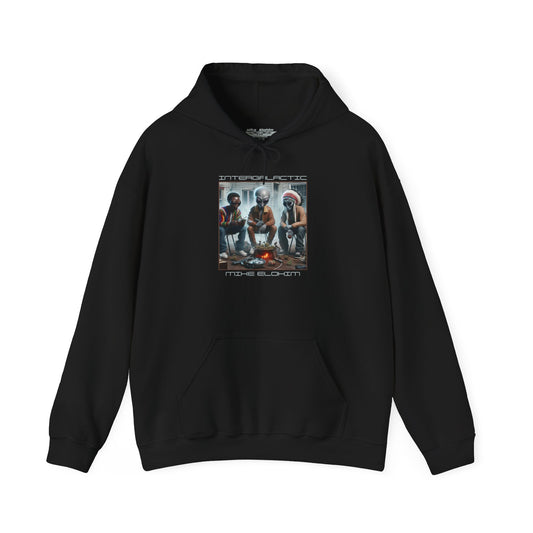 INTERGALACTIC FUNCTION (Black) Heavy Blend™ Hoody