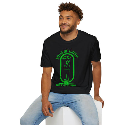 Sons Of Osiris Green Beam (Black) gildan soft style Tee shirt