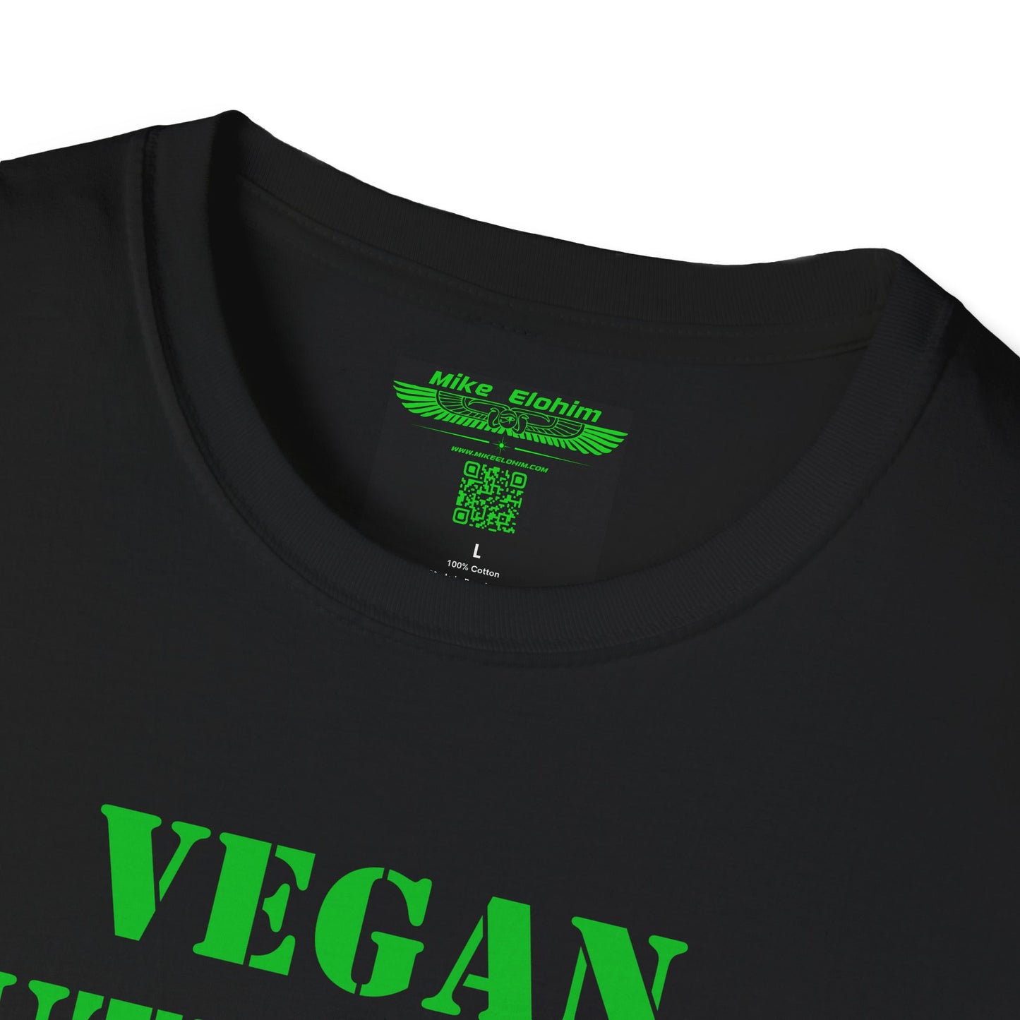 VEGAN AUTHORITY (Black) Gildan Soft style T-Shirt