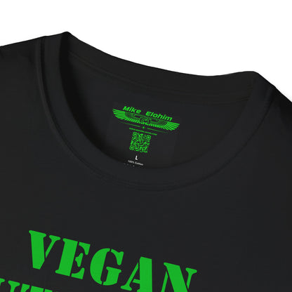VEGAN AUTHORITY (Black) Gildan Soft style T-Shirt